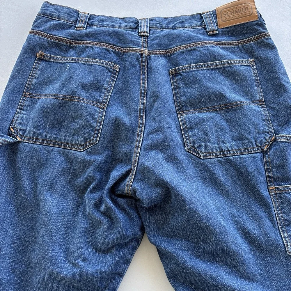 C.E. Schmidt Workwear Fleece Lined Denim Jeans‎ Mens 36x30 Insulated